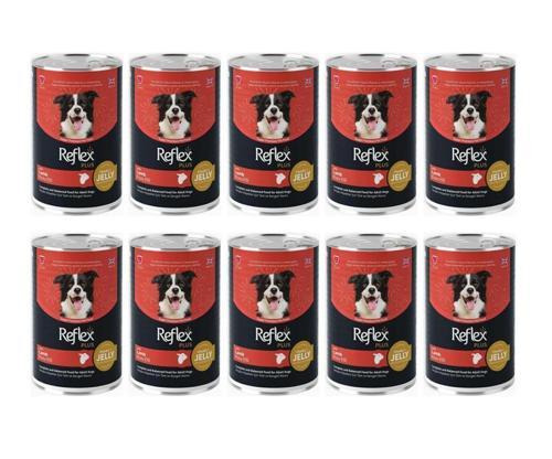 Jöle İçinde Et Parçacıklı Kuzu Etli Yetişkin Köpek Maması 400 Gr*10 Adet