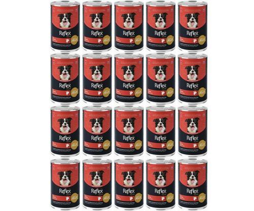 Jöle İçinde Et Parçacıklı Kuzu Etli Yetişkin Köpek Maması 400 Gr*20 Adet