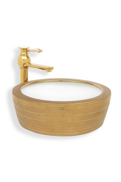 E-8122 Tezgah Üstü Porselen Lavabo