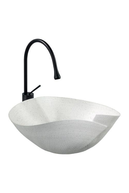 Tezgahüstü Lavabo (Mat Beyaz) Ey-9101