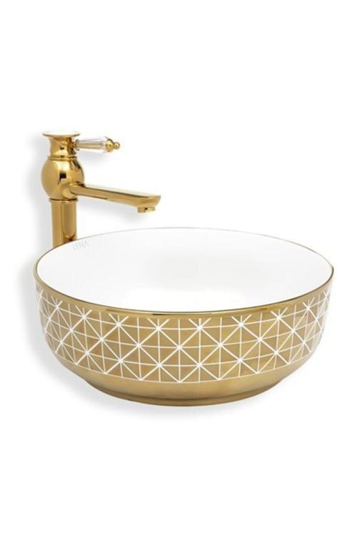 E-8114 Tezgah Üstü Porselen Lavabo