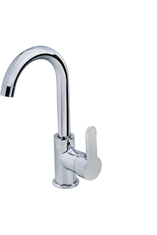 Zirve Mix Kuğu Lavabo Musluk Bataryası Çift Su Girişli Zrv101