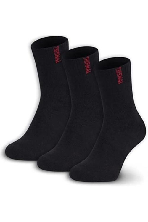 Shoticaret Kışlık Kalın Termal Çorap, Kadın Ve Erkek Için, 3'Lü Paket, Sıcak Tutan Çorap