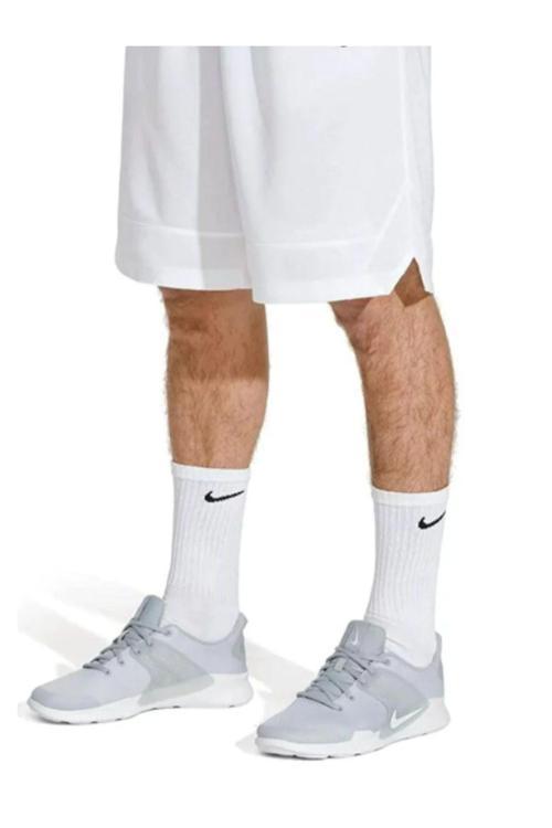 Air 6 Çift Unisex Beyaz Antrenman Spor Tenis Futbol Basketbol Koşu Çorap Seti