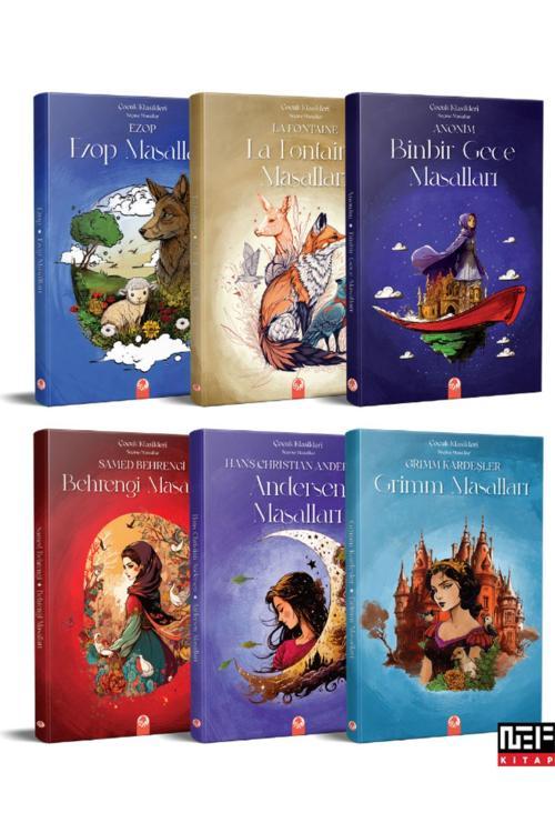 Nef Kitap Çocuk Klasikleri Masallar Seti (6 Kitap)