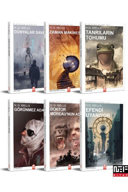 Nef Kitap H. G. Wells - Bilim Kurgu Seti (6 Kitap)