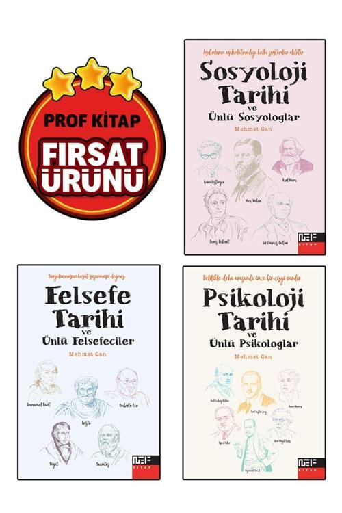 Nef Kitap Sosyoloji - Felsefe - Psikoloji Seti - 3 Kitap