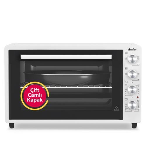 7032 Beyaz 70 LT Turbo Fan Mini/Midi Fırın - 4 Fonksiyon, Yoğurt Yapma & Buz Çözme Özellikli