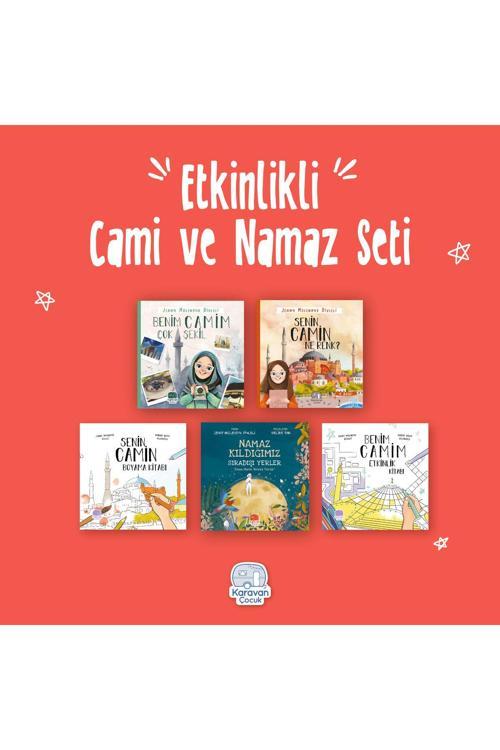 Karavan Çocuk Çocuklar İçin Etkinlikli Cami Ve Namaz Seti 5'Li Set