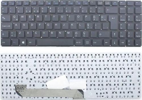 Casper Nirvana CLB.2830-4L05A-G Uyumlu Notebook Klavyesi - Siyah - TR