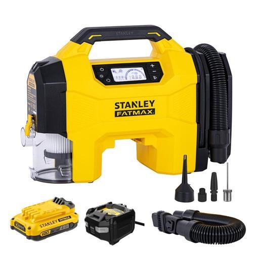 SXVI02001A 12Volt/18Volt 2Ah Li-ion Şarjlı 160 PSI Dijital Basınç Göstergeli Lastik & Yatak Şişirme Pompası + Ar