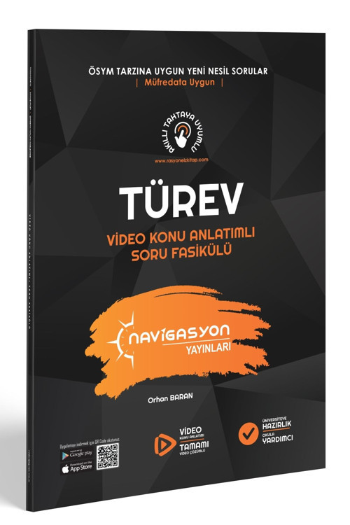 Navigasyon Yayınları Ayt Türev Soru Fasikülü (Yazarlarından Video Konu Anlatımlı)