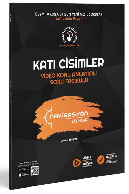 Navigasyon Yayınları Katı Cisimler Video Konu Anlatımlı Soru Fasikülü (Müfredata Uygun / Ösym Ayarında)