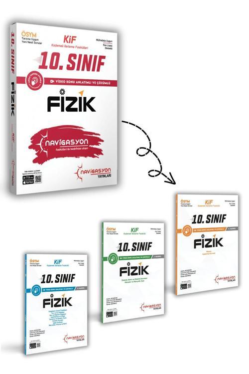 Navigasyon Yayınları 10. Sınıf Fizik Müfredatının Tamamı Kif Seti (Kademeli İlerleme Fasikülleri)