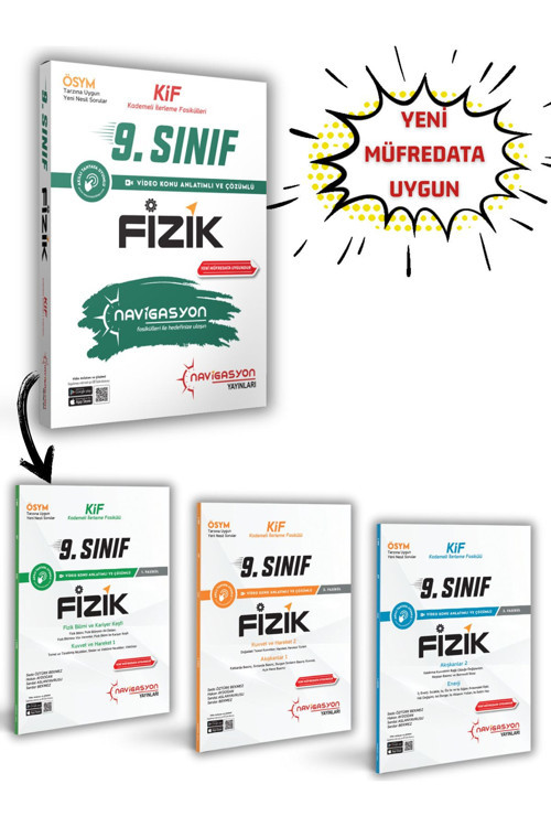 Navigasyon Yayınları 9. Sınıf Fizik Kif Seti (Yeni Müfredata Uygundur)
