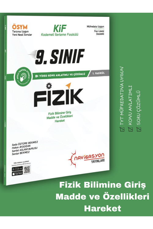 Navigasyon Yayınları Fizik Bilimine Giriş-Madde Ve Özellikler- Hareket