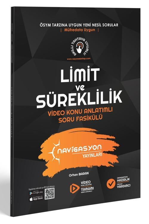 Navigasyon Yayınları Limit Ve Süreklilik Video Konu Anlatımlı Soru Fasikülü