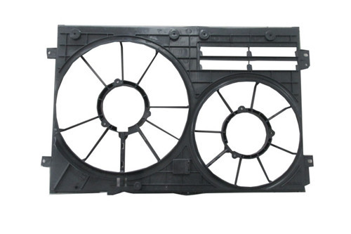 Volkswagen Touran 03/07 Radyatör Ve Kli̇ma Fan Davlumbazı Boş Gövde (Çi̇ftli̇) (300w 363mm)