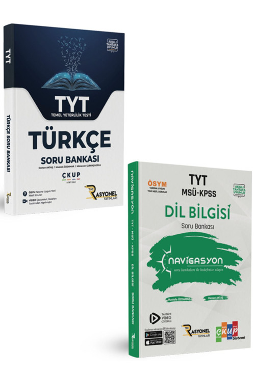 Rasyonel Yayınları Tyt Msü Kpss Türkçe Ve Dil Bilgisi Soru Bankası (2 Kitap)