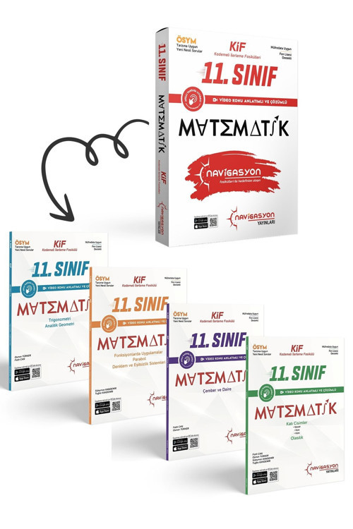 Navigasyon Yayınları 11. Sınıf Matematik Kademeli İlerleme Fasikül Seti (Meb Müfredatına Uygun-Ösym Ayarında)