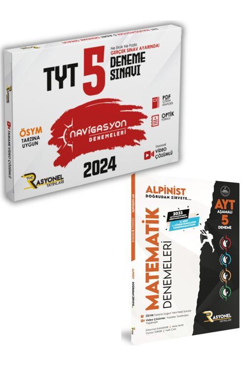 Navigasyon Yayınları Ayt Matematik Aşamalı 5 Deneme Ve Tyt Tüm Dersler 5 Li Genel Deneme Seti (10 Deneme - 800 Soru)