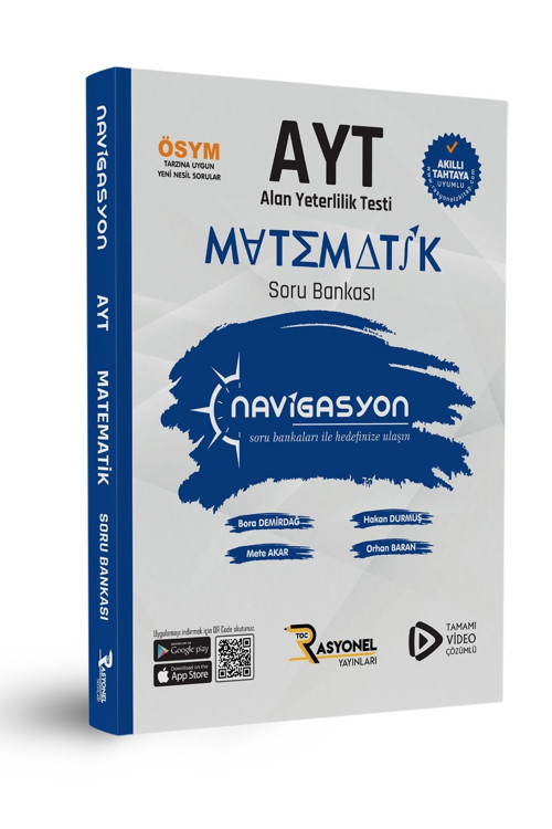 Rasyonel Yayınları Ayt Matematik Soru Bankası (Meb Müfredatına Uygun / Ösym Ayarında / Çkup Sistemi)
