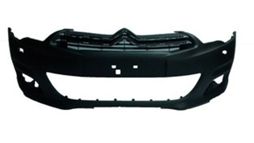 Citroen C4 11/17 Ön Tampon Si̇yah (Astarlı/far Yıkamalı/si̇s Deli̇kli̇/sensör Deli̇kli̇) (Tyg)