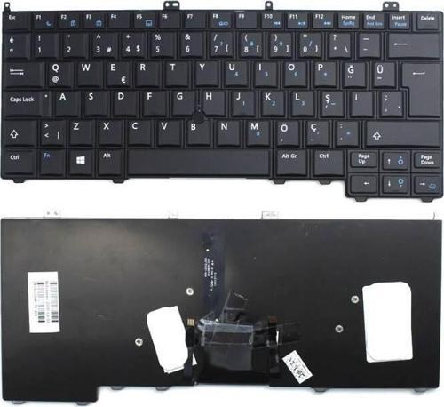 Dell Latitude NSK-LD0BC01 Uyumlu Notebook  Klavyesi - Siyah - TR - Backlit