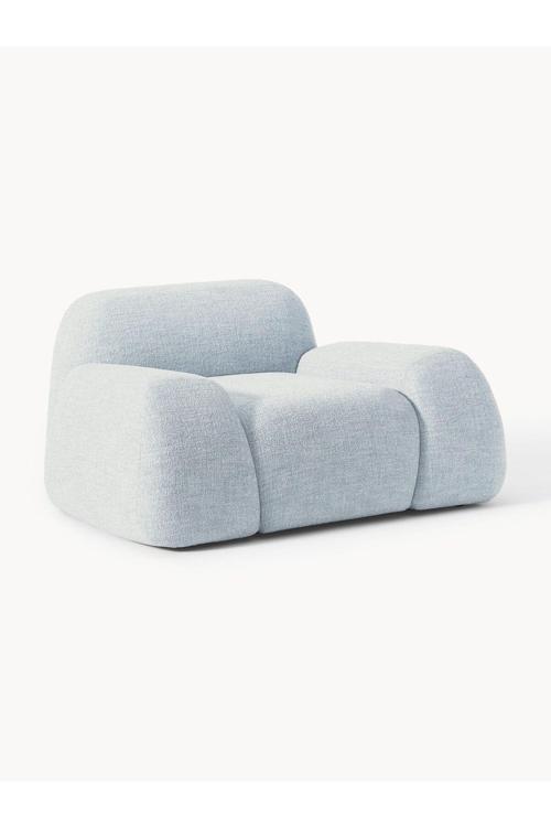 Mode Pier Berjer 15 Gri Bukle Kumaş İşbir Sünger (DAİRENİZE TESLİM)