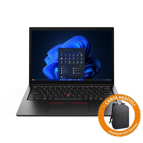 Thinkpad L13 Gen 5 İntel Core Ultra 7 165U 32GB 2TB SSD Freedos 13.3" Wuxga IPS Taşınabilir Bilgisayar+Çanta 21LM0037TXC10