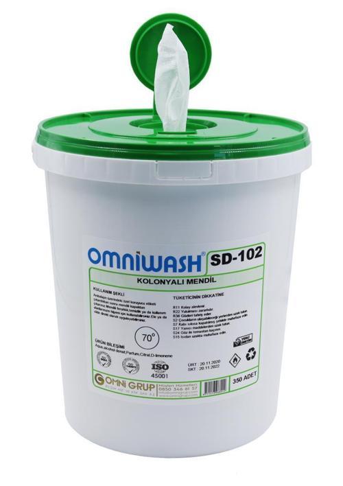 SD-102 Limon Kolonyalı Hijyenik Mendil 350 Adet 22983