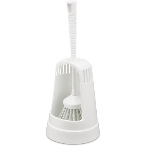 FLR F026 Plastik Klasik Wc Klozet Tuvalet Fırçası  Beyaz