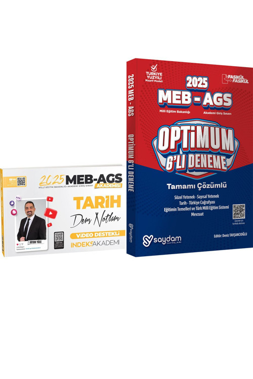 İndeks 2025 MEB-AGS Akademisi Tarih Video Ders Notları - MEB-AGS 6LI DENEME