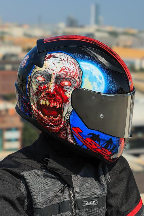 Rapıd 2 Zombıe Siyah-Kırmızı Kask