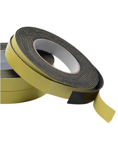Yapışkanlı Yalıtım Süngeri Kapı Pencere İzolasyon Bandı 3 mm Kalınlık 35 mm Genişlik 10 Metre