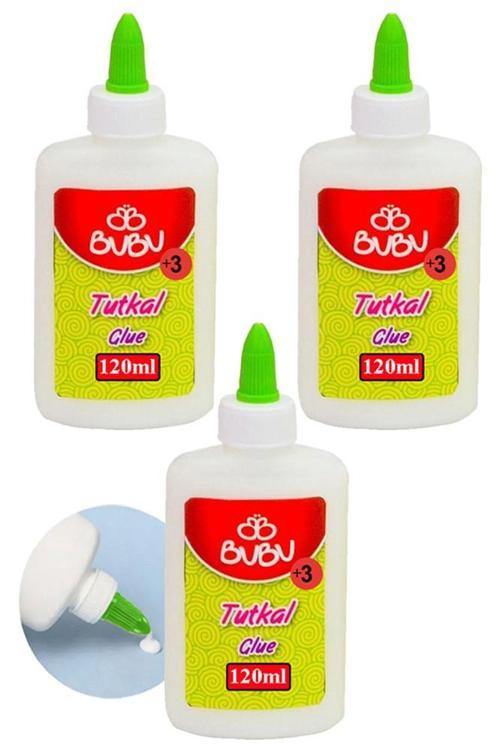 Beyaz Tutkal 120 ml 3 Adet Bubu Beyaz Mobilya Tutkalı 150 gr Ahşap Tutkalı Su Bazlı Çok Amaçlı Beyaz Tutkal