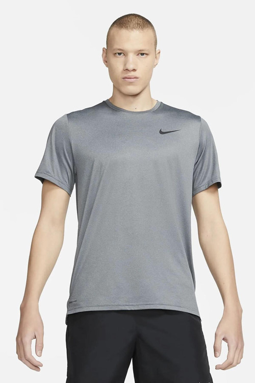 Dri Fit Superset Top Mens Training Tee Erkek Koşu Antrenman Tişörtü Gri