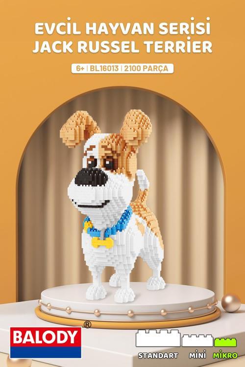 Evcil Hayvan Serisi – Jack Russel Terrier (bl16013) Mikro Blok Yapı Oyuncakları Seti