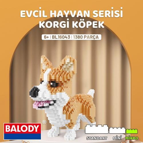 Evcil Hayvan Serisi – Korgi Köpek (BL16043) – Mikro Blok Yapı Oyuncakları Seti