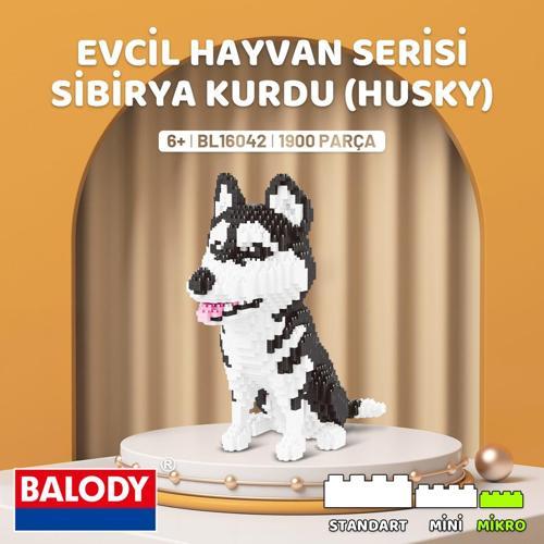 Evcil Hayvan Serisi – Sibirya Kurdu (BL16042) – Mikro Blok Yapı Oyuncakları Seti