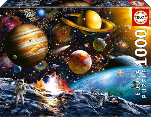 1000 Parçalık Asteroit Görevi Gezegenler Puzzle - Asteroid Mission - 19918