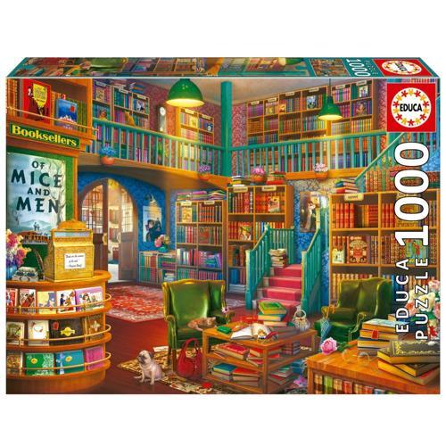 1000 Parçalık Harika Kitapçı Puzzle - 19925 - Wonderful Bookshop