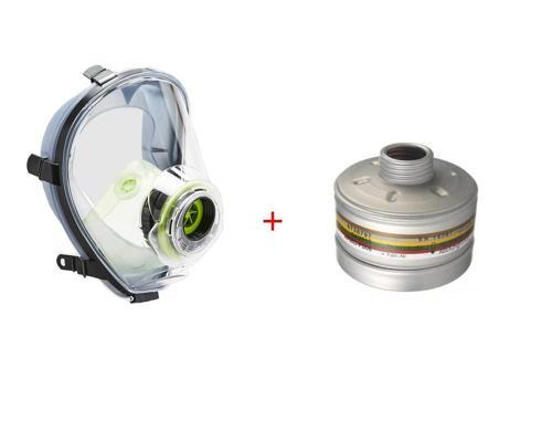 5150 Class 3 Termoplastk RD40 Tam üz Gz M+Drager A2B2E2K2HgP3 R D (KBRN FİLTRE) Filtre