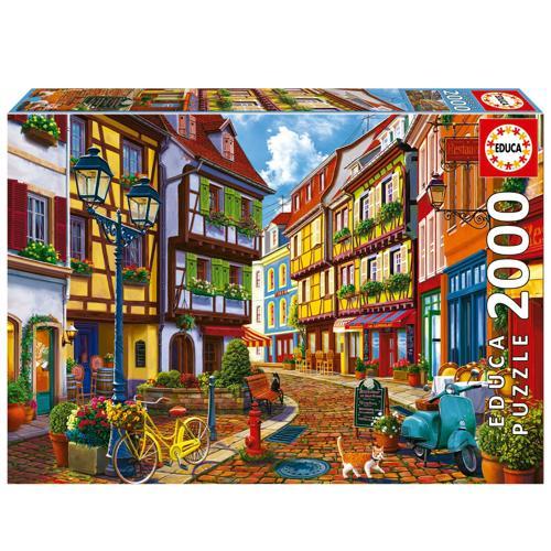 2000 Parça Aydınlık Sokak Puzzle - 19945 - Bright Street