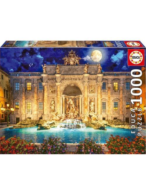 1000 Parça Roma Trevi Çeşmesi Puzzle - 19923 - Fontana Di Trevi Rome