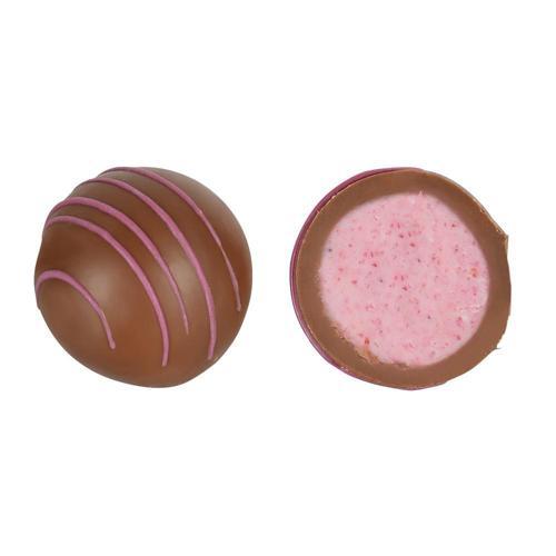 Frambuazlı Sütlü Bonbon Trüf Çikolata 500 Gr