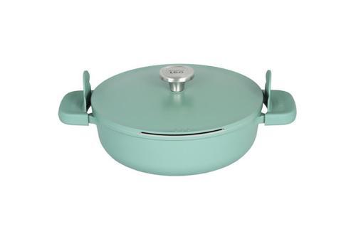 Leo Phantom Kapaklı Yapışmaz Sote Tavası 28 Cm Forest Green