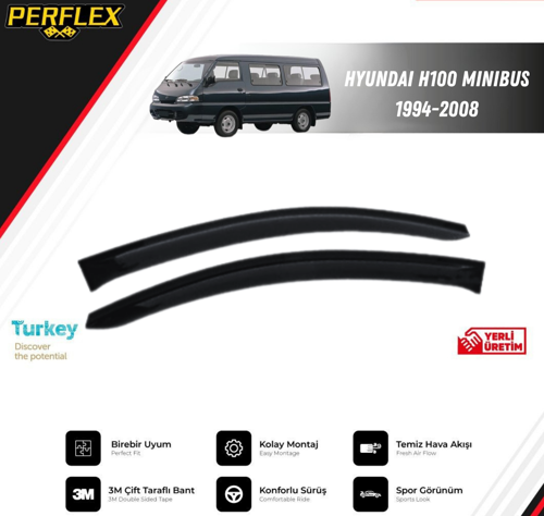 CAM RÜZGARLIĞI V2 DÜZ HYUNDAI H100 MINIBUS 1994-2008