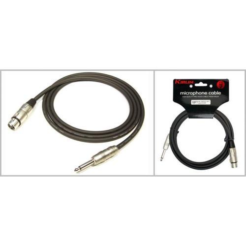 Cable MP-482PR-6MT 24AWG, XLR F - 1/4'' MONO PLUG