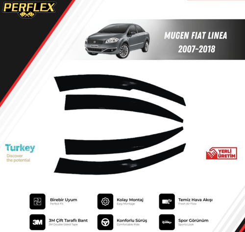 CAM RÜZGARLIĞI V2 MUGEN FIAT LINEA 2007-2018